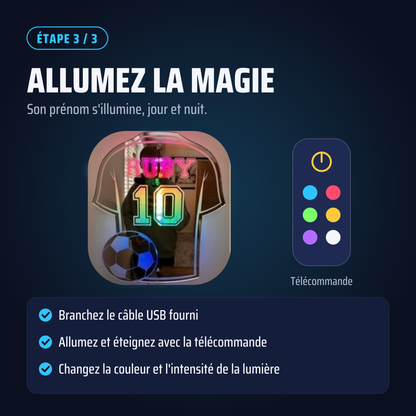 Miroir LED Football Personnalisé™