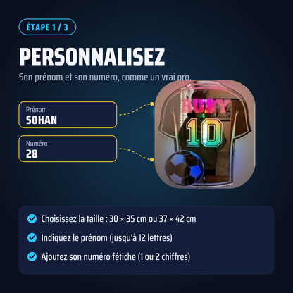 Miroir LED Football Personnalisé™
