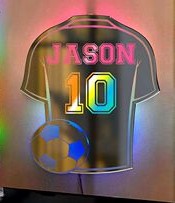 Miroir LED Football Personnalisé™